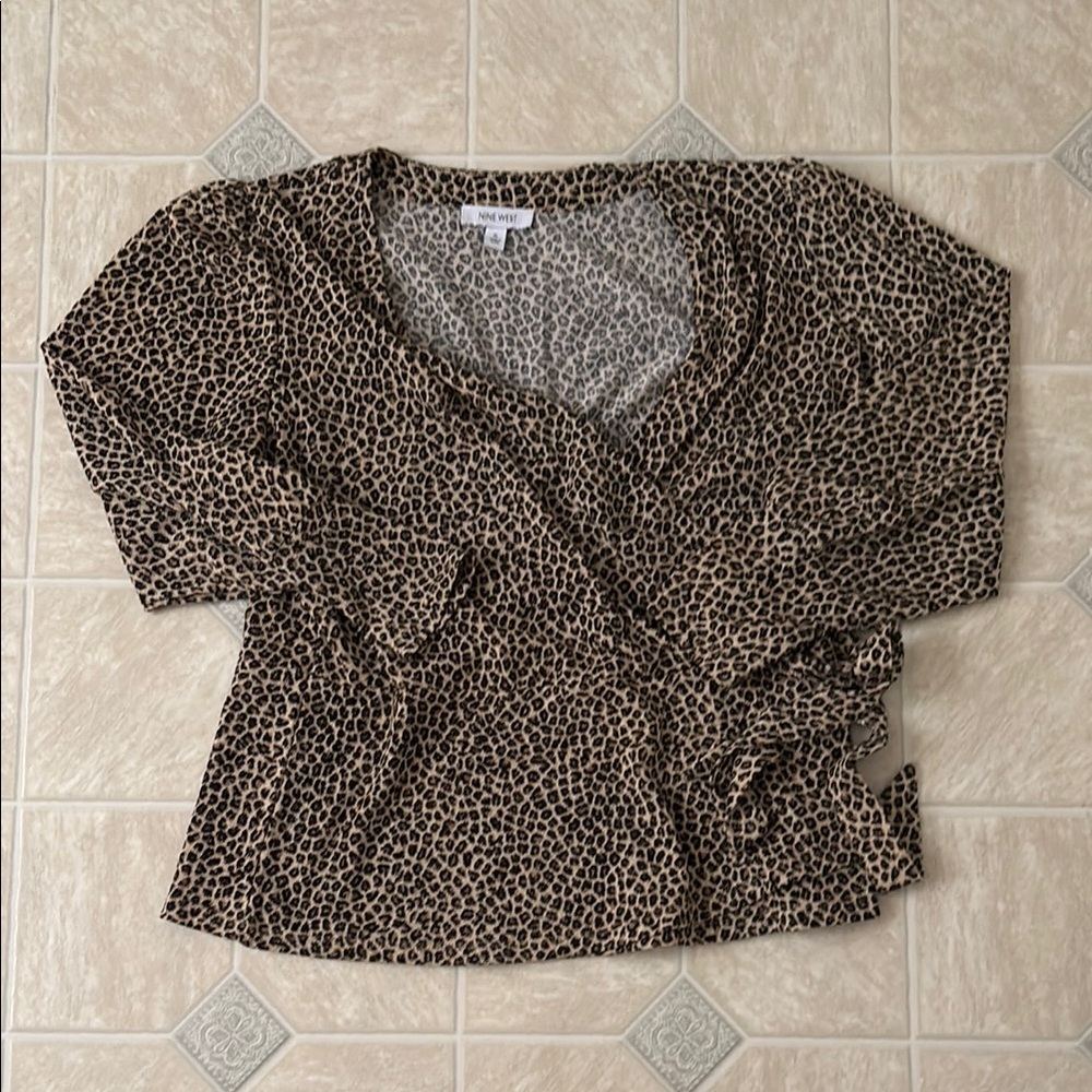 Nine West Wrap Top
